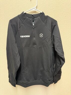 BRAND NEW Virus Men’s Black Half-Zip Performance Sweater SIZE XL